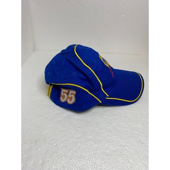 Napa Racing #55 Michael Waltrip Blue/Yellow OSFM Cap - Picture 3 of 4